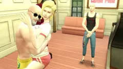 再生 倒錯したマスターロシは、ハードコア3Dヘンタイでセックスクレイズされたアンドロイド18を訓練します