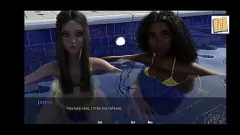 Putar Kenikmatan Remaja 3D: Kenikmatan Tepi Kolam Renang Jasmine dan Jamie