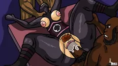 Reproduzir Peituda Hentai PAWG Esposa Gangbanged por Street Guys em Animação Netorare Porn