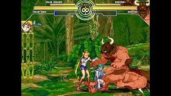 تشغيل Minotaur 2x ضد Sailor Moon و Sailor Mercury