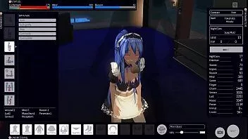 再生 カスタムメイド3d2-セクシーなメイドがデュアルサービスを提供